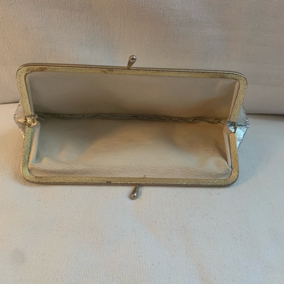 Vintage 1960’s Silver Clutch Bag - Picture 3 of 4